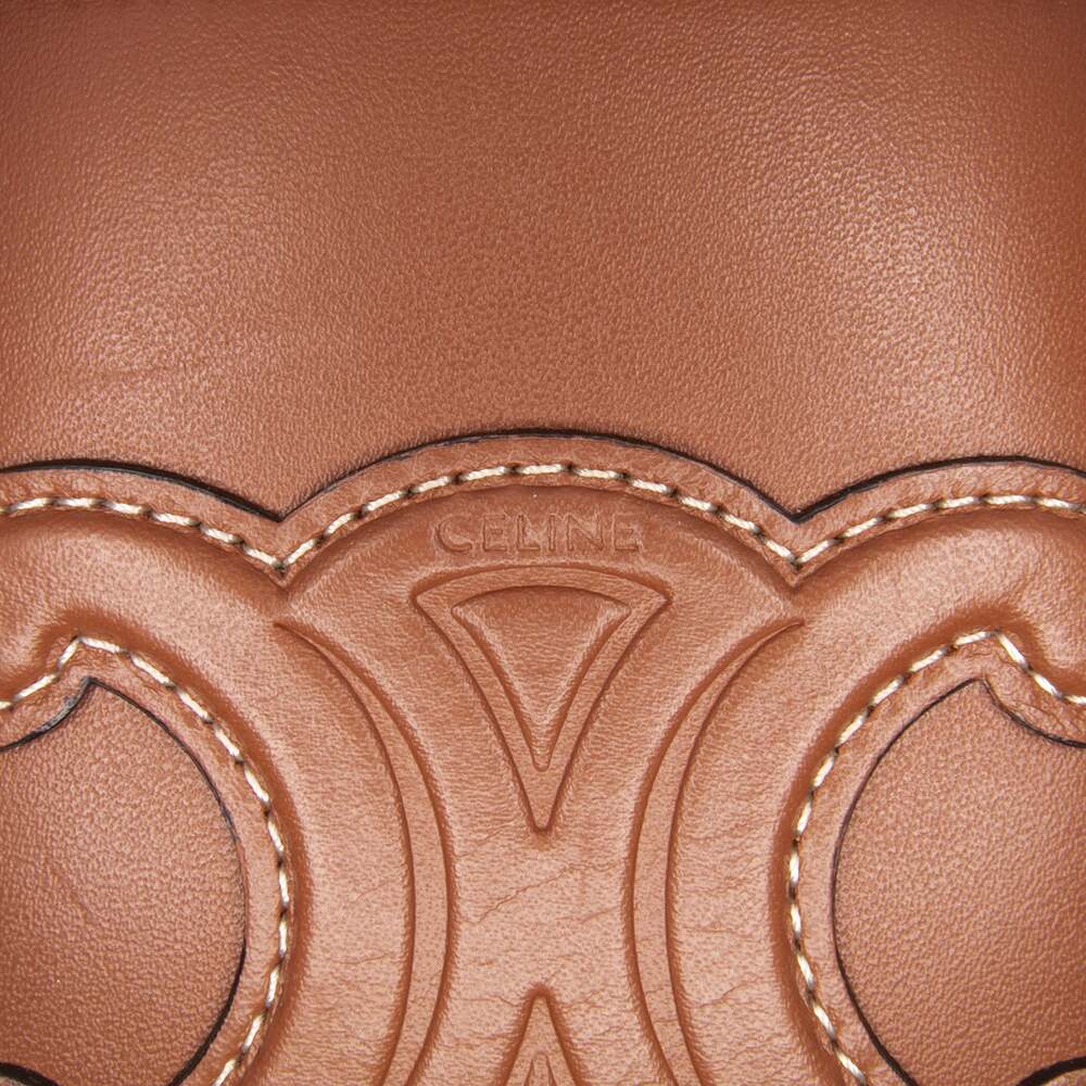 Celine Cuir Triomphe Box Bag Leather #251304C93B - Picture 7 of 9